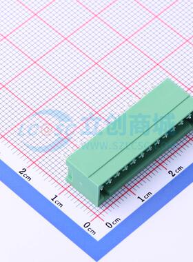 插拔式接线端子 DB2EVC-2.54-12P-GN 插件,P=2.54mm 板端/插座-闭
