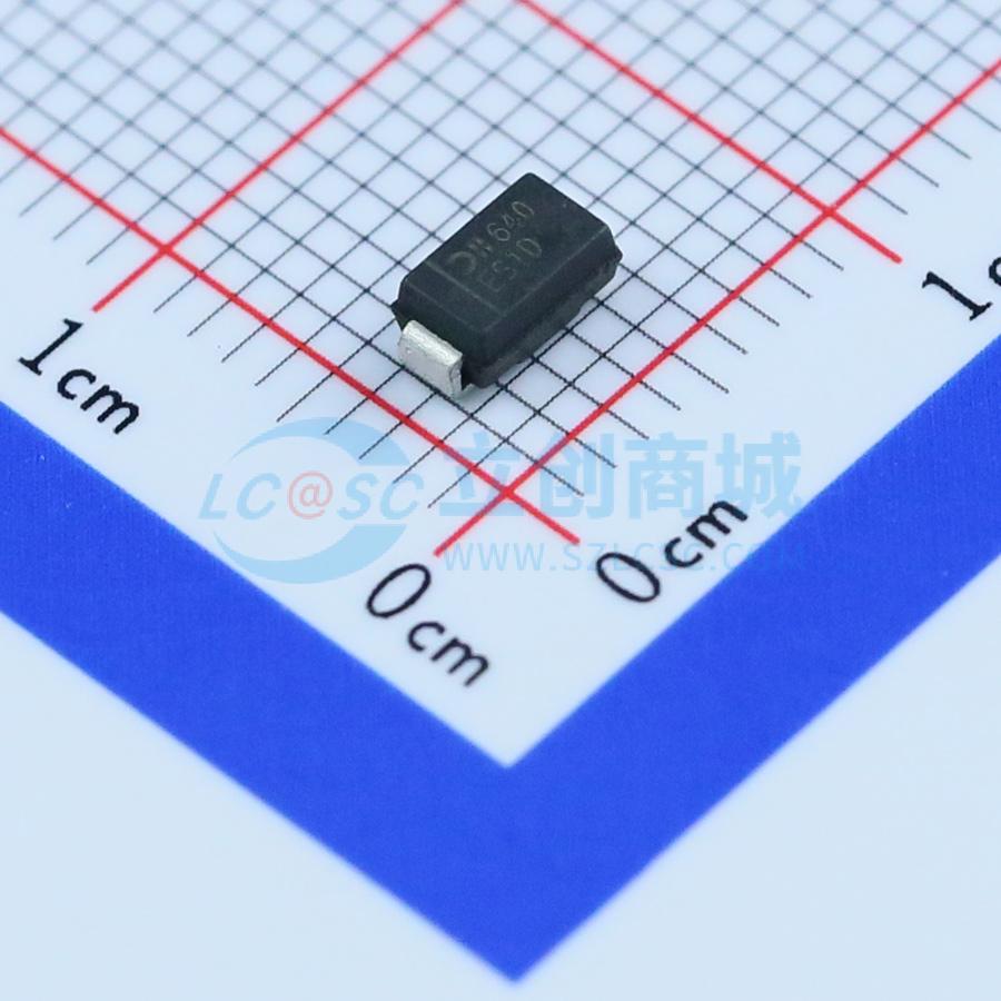 快恢复/高效率二极管 ES1D-13-F SMA 200V 1A DIODES(美台) 原装