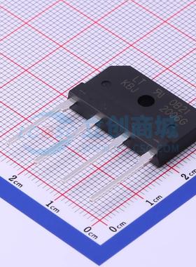 整流桥 KBJ2006G KBJ DIODES(美台) 原装正品 电子元器件配单