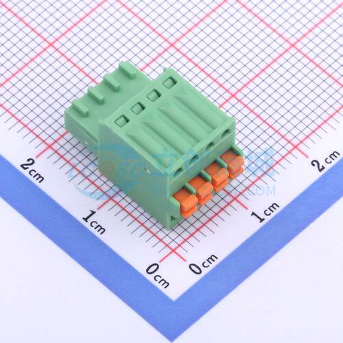 插拔式接线端子 DB2EKD-2.5-4P-GN P=2.5mm 插头 1x4P 电子元器件