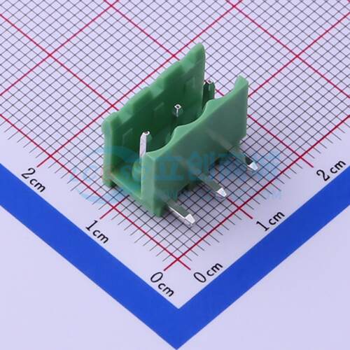 插拔式接线端子 KF2EDGR-5.08-3P 弯插,P=5.08mm 板端/插座-开口