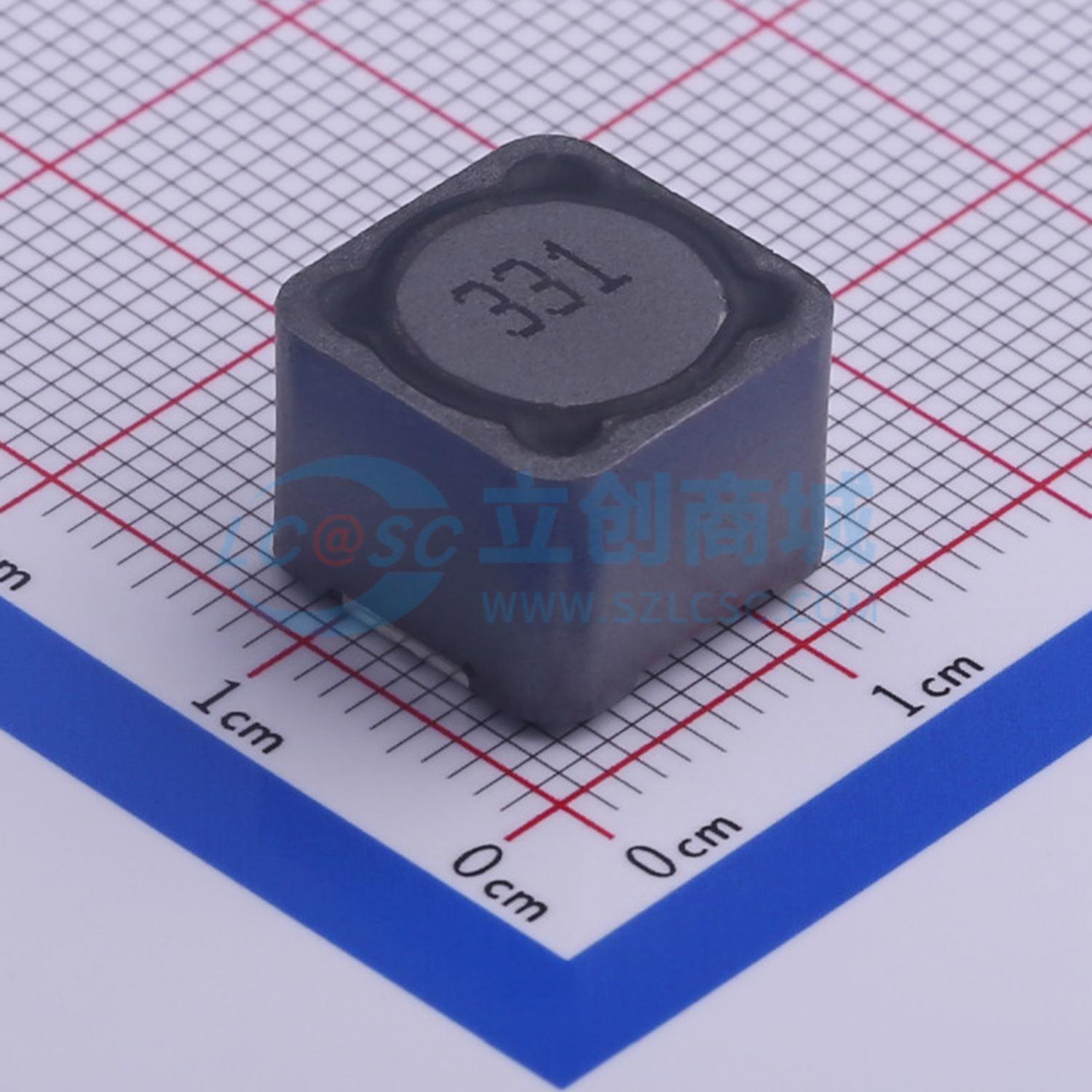 功率电感 GCRH129-331MC SMD,12x12mm 330uH ±20% 1.2A 原装