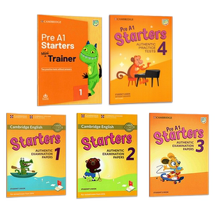新版2022 剑桥YLE少儿英语考试1级 真题集 Cambridge english Pre A1 Starters 考级试卷备考资料真题集