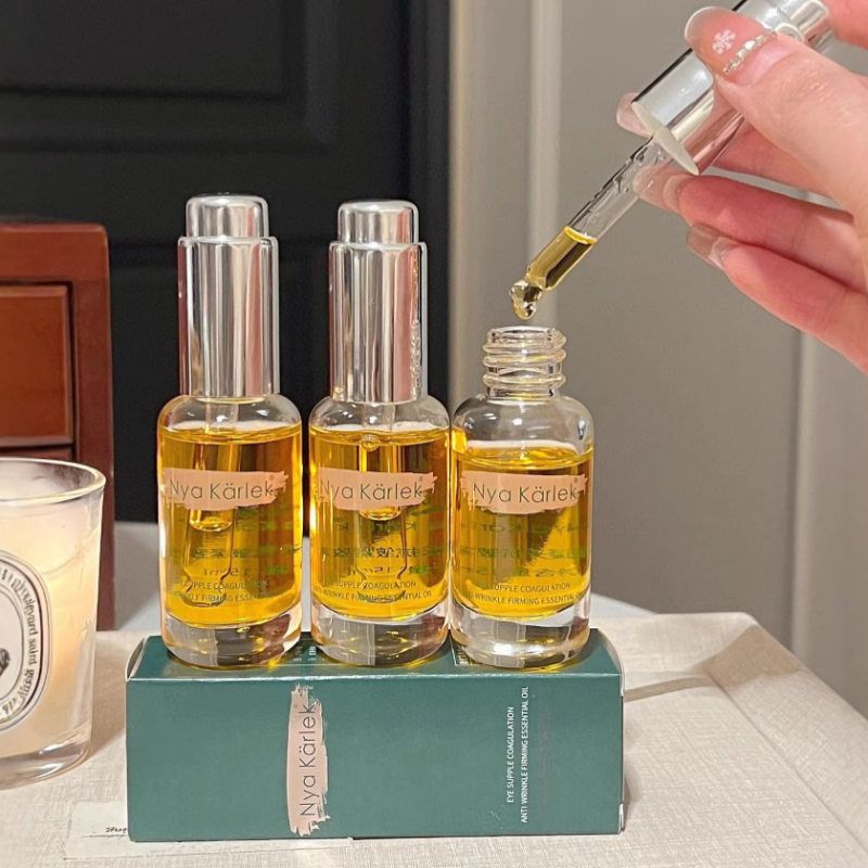 NyaKarlek眼部盈润凝采抗皱紧致精华油眼霜润肤滋养眼周舒缓黑眼