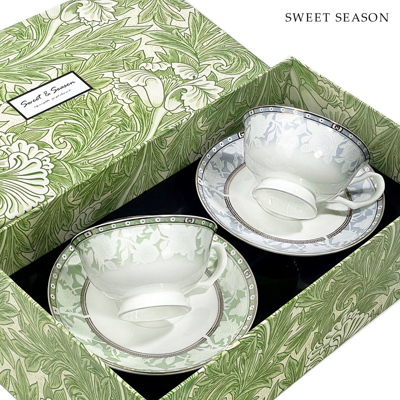 sweet season〔优雅格调〕咖啡杯对杯礼盒装送礼生日结婚新婚礼物图片