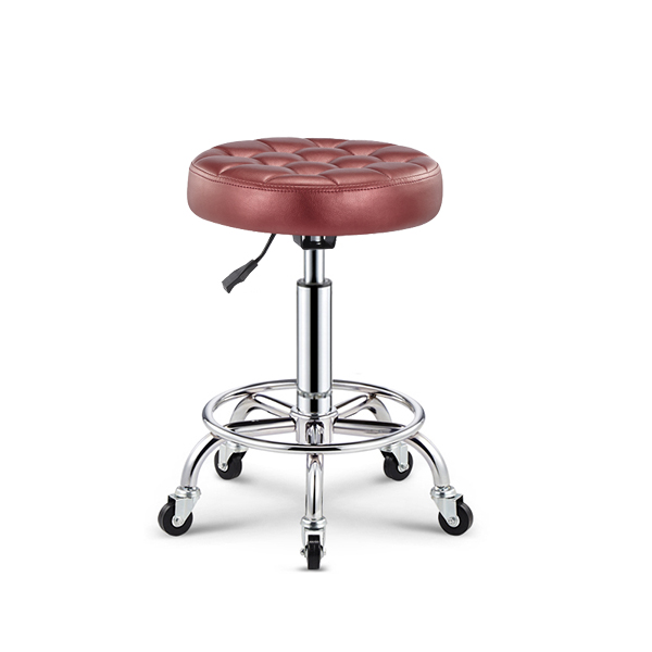 美容凳理发店椅子美发店旋转升降圆凳子美甲凳滑轮大工凳化妆发廊