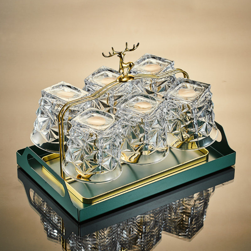 水晶玻璃威士忌酒杯套装家用创意轻奢高档啤酒白兰地洋酒杯高级感,餐饮具,洋酒/威士忌杯,淘宝优惠券,粉丝福利购,淘宝优惠卷