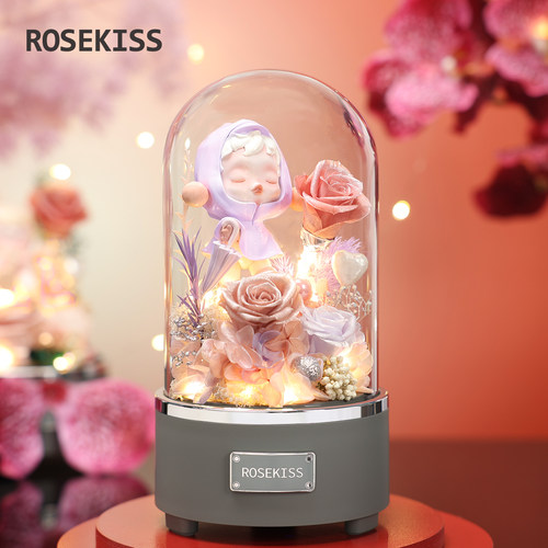 ROSEKISS永生花玫瑰礼盒礼物