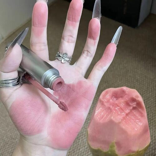 美诗汀灰粉色裸色系唇釉学生唇泥