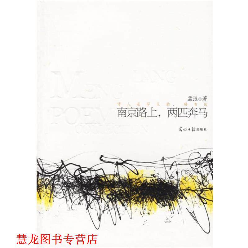 【正版书籍】 南京路上，两匹奔马 孟浪 著 光明日报出版社