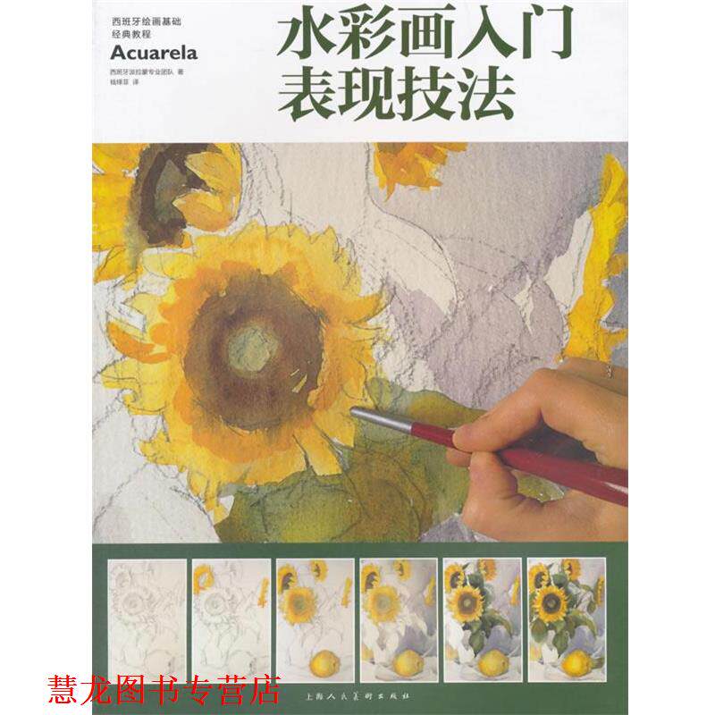 【正版书籍】 水彩画入门表现技法 西班牙派拉蒙专业团队 著,钱绎菲 译 上海人民美术出版社