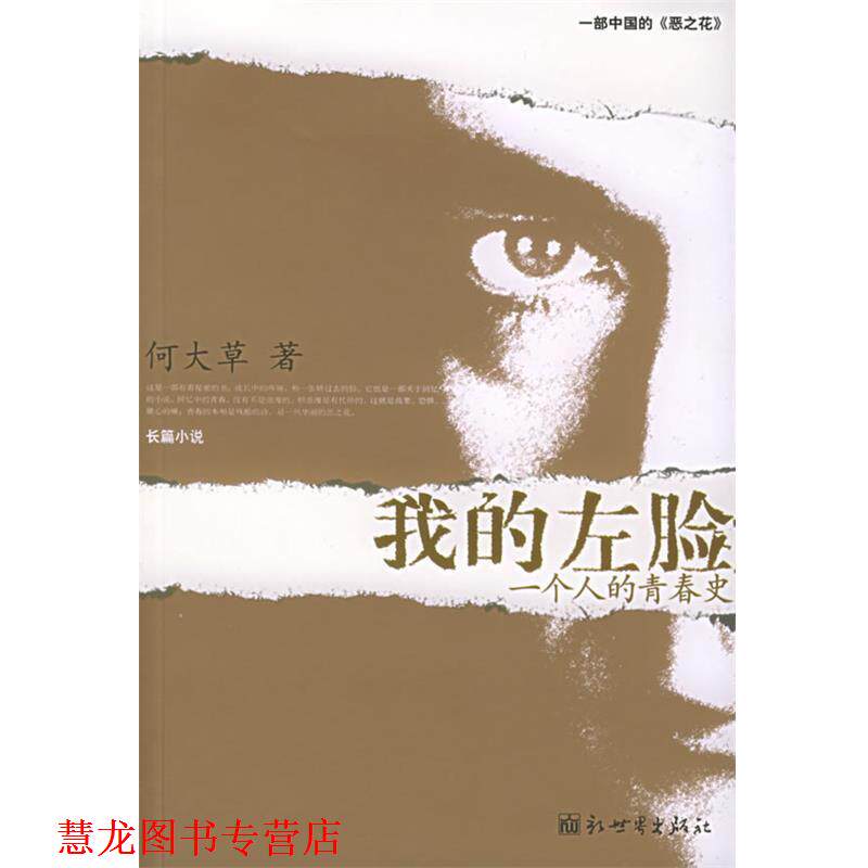 【正版书籍】 我的左脸:一个人的青春史 何大草 著 新世界出版社