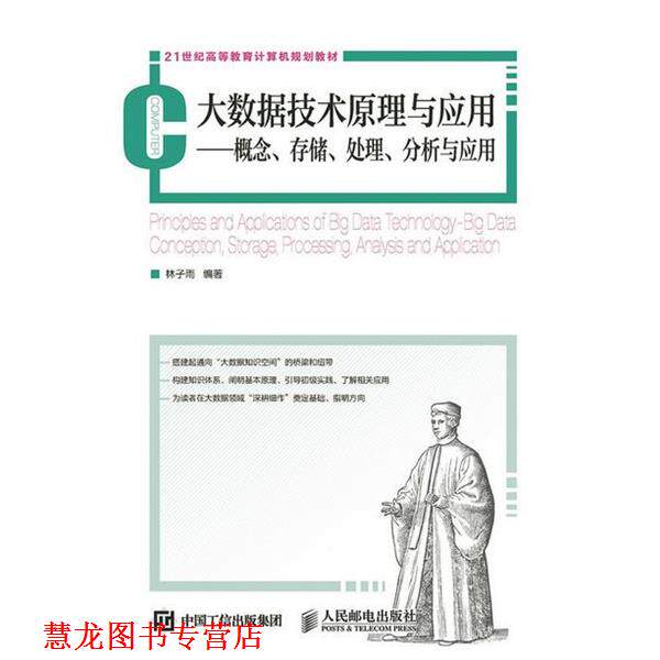 【正版书籍】 大数据技术原理与应用:概念、存储、处理、分析与应用 林子雨 人民邮电出版社