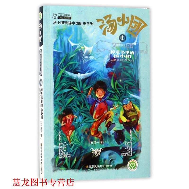 【正版书籍】 汤小团1掉进书里的汤小团 谷清平 江苏凤凰美术出版社