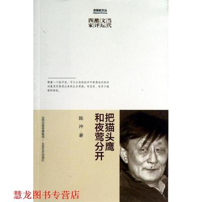 【正版书籍】 把猫头鹰和夜莺分开 陈冲 北岳文艺出版社