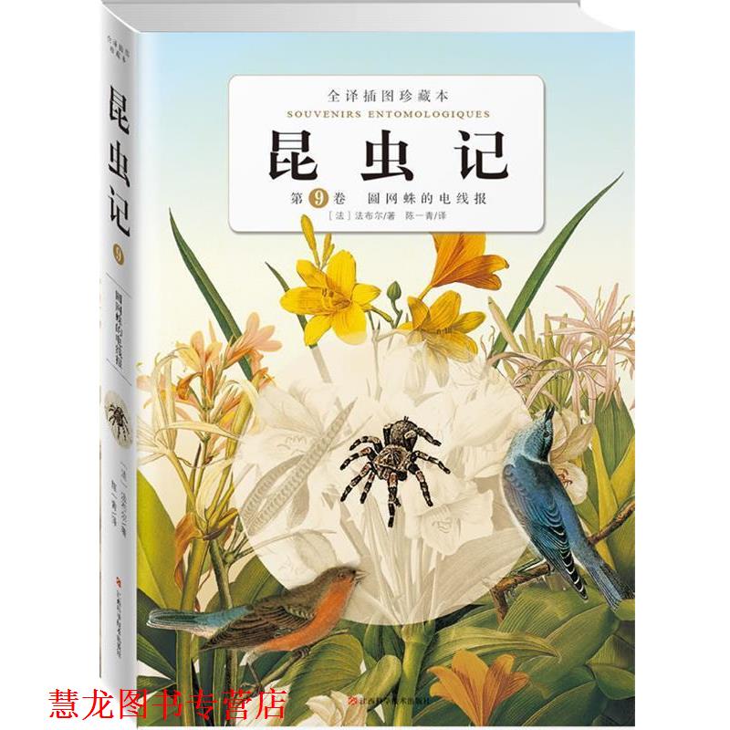 【正版书籍】 昆虫记:第九卷圆网蛛的电线报 (法)法布尔 著,陈一青 译 江西科学技术出版社