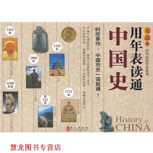【正版书籍】 用年表读通中国史 卢菡 ,黄东 ,等 著 外文出版社