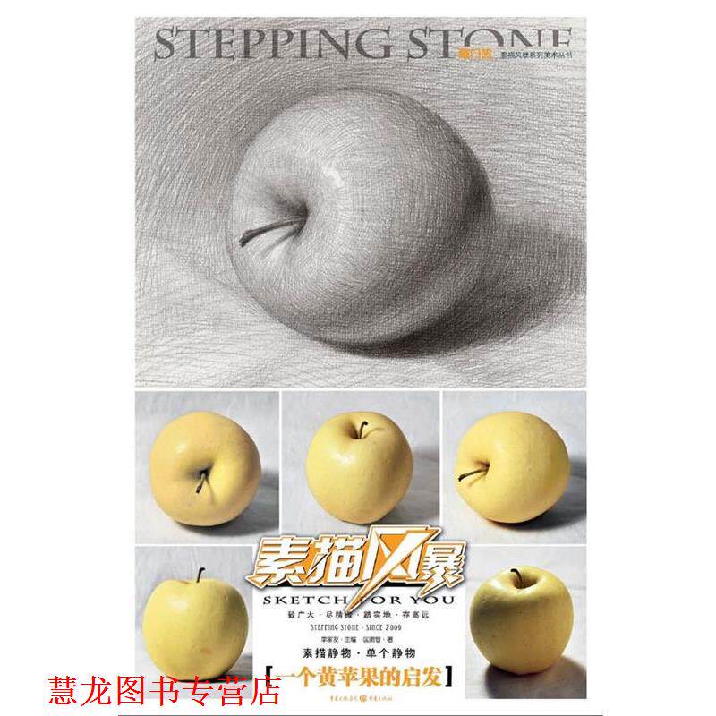 【正版书籍】 敲门砖—素描静物.一个黄苹果的启发 匡鹏智 重庆出版社