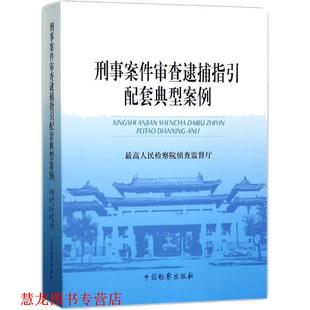 【正版书籍】 刑事案件审查逮捕指引配套典型案例 人民检察院侦查监督厅 编 中国检察出版社