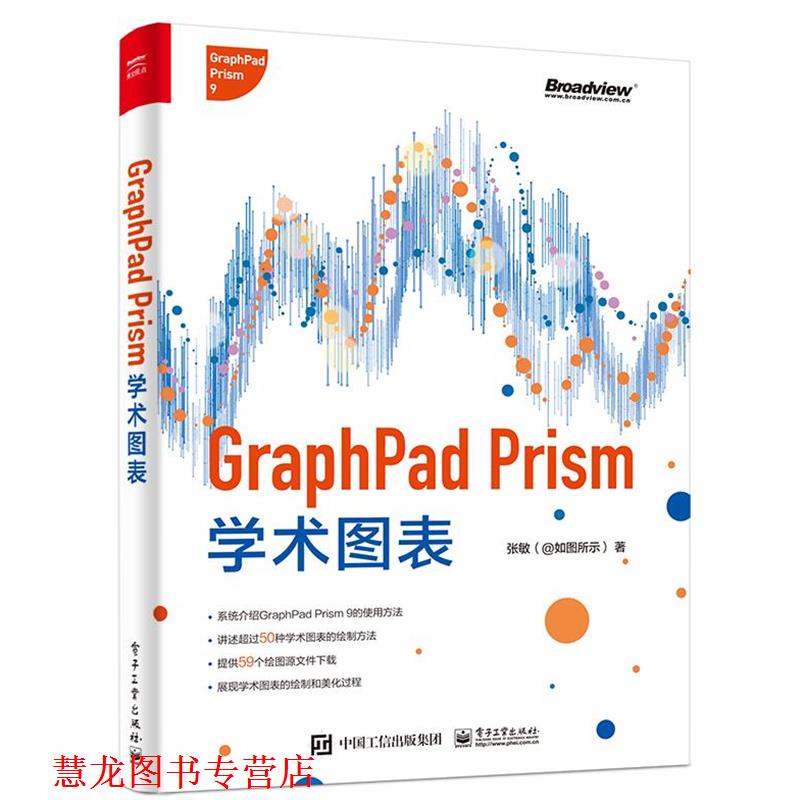 【正版书籍】 GraphPad Prism学术图表 张敏 电子工业出版社
