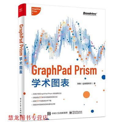 【正版书籍】 GraphPad Prism学术图表 张敏 电子工业出版社