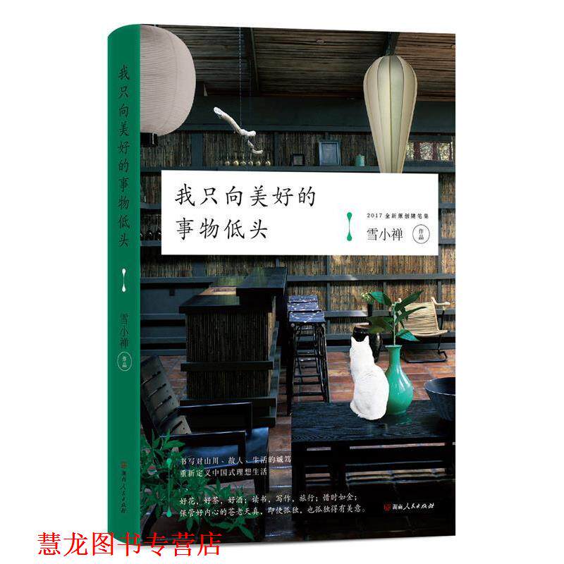 【正版书籍】 我只向美好的事物低头 雪小禅 湖南人民出版社