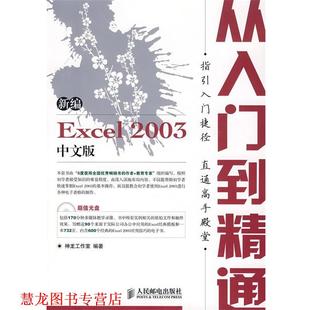 编著 社 新编 中文版 从入门到精通 2003 书籍 Excel 人民邮电出版 神龙工作室 正版