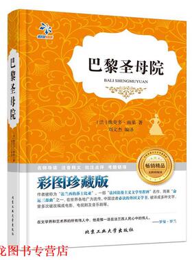 【正版书籍】 巴黎圣母院 (法)雨果　著,刘文杰　编译 北京工业大学出版社