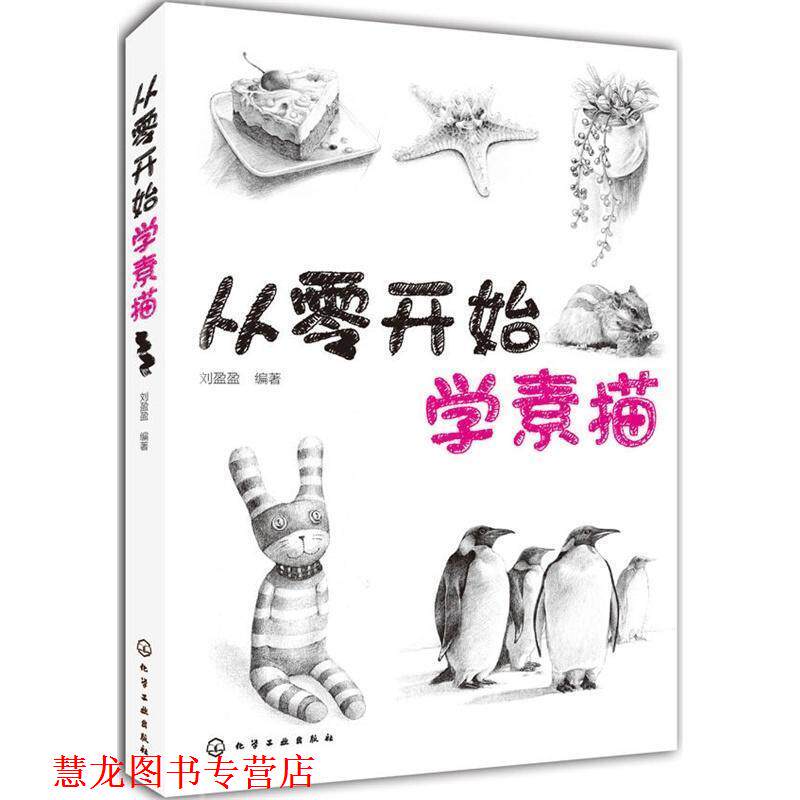 【正版书籍】 从零开始学素描 刘盈盈编著 化学工业出版社