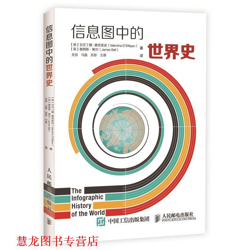 【正版书籍】 信息图中的世界史 【意】瓦伦丁娜·德菲里波(Valentina D'Efilippo),【英】詹姆 人民邮电出版社