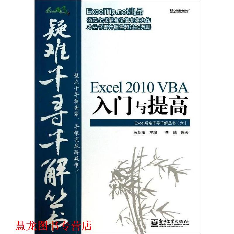 【正版书籍】 Excel 2010 VBA入门与提高 李懿 电子工业出版社