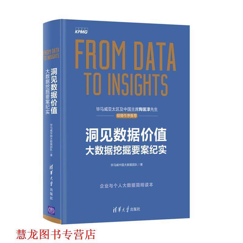 【正版书籍】 洞见数据价值:大数据挖掘要案纪实 毕马威中国大数据团队 清华大学出版社