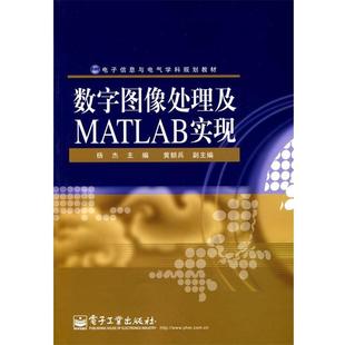 數字圖像處理及MATLAB實現 書籍 正版 社 主編 電子工業出版 楊杰