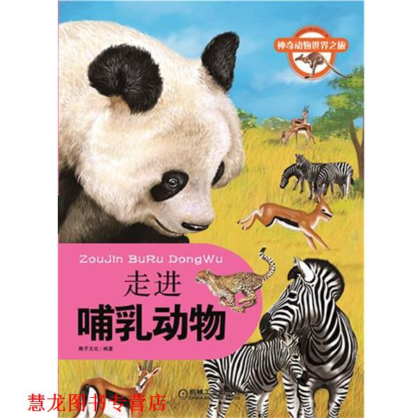 【正版书籍】 神奇动物世界之旅:走进哺乳动物 稚子文化 机械工业出版社
