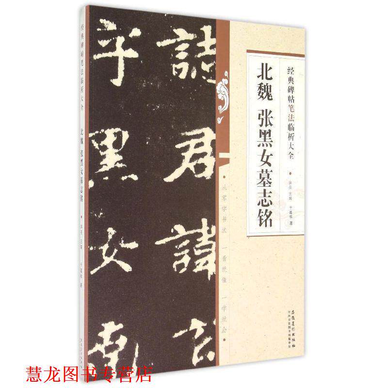 【正版书籍】 北魏 张黑女墓志铭-经典碑帖笔法临析大全 于嘉祥 著 安徽美术出版社