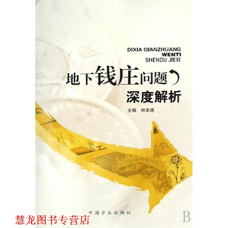 【正版书籍】 地下钱庄问题深度解析 初本德 中国方正出版社
