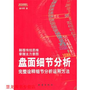 正版 地震出版 书籍 潘伟君 社 盘面细节分析