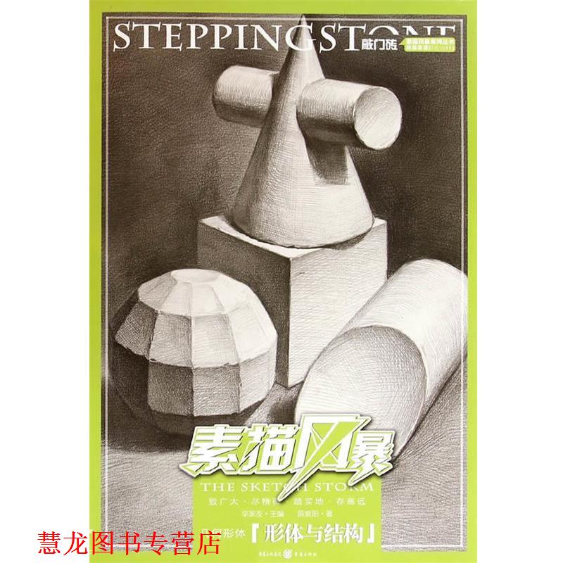 【正版书籍】 敲门砖·素描风暴:几何形体 陈紫阳, 李家友 重庆出版社