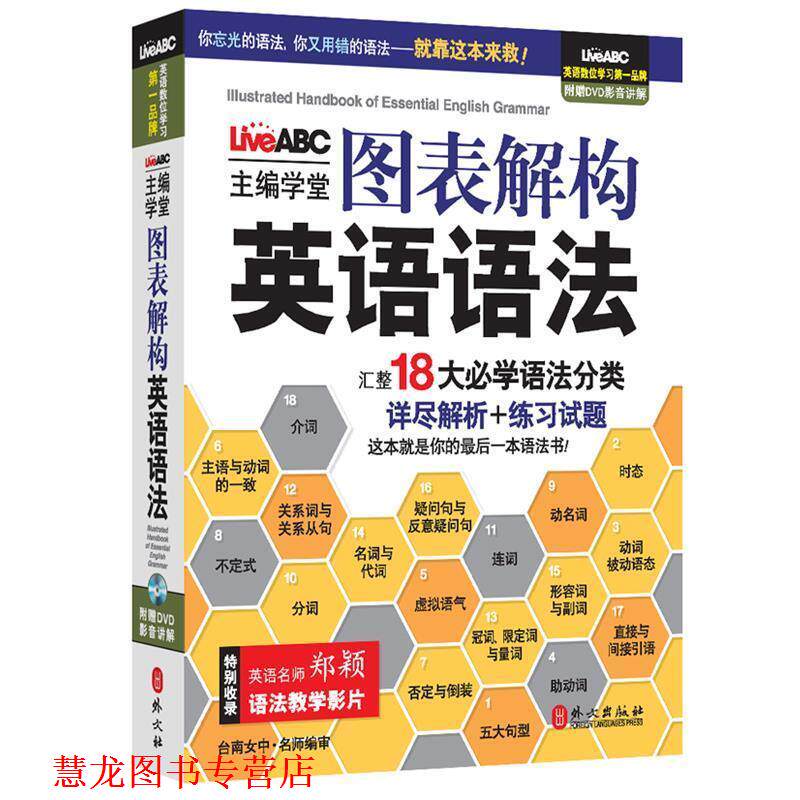 【正版书籍】 图表解构英语语法 希伯伦股份有限公司 编著 外文出版社