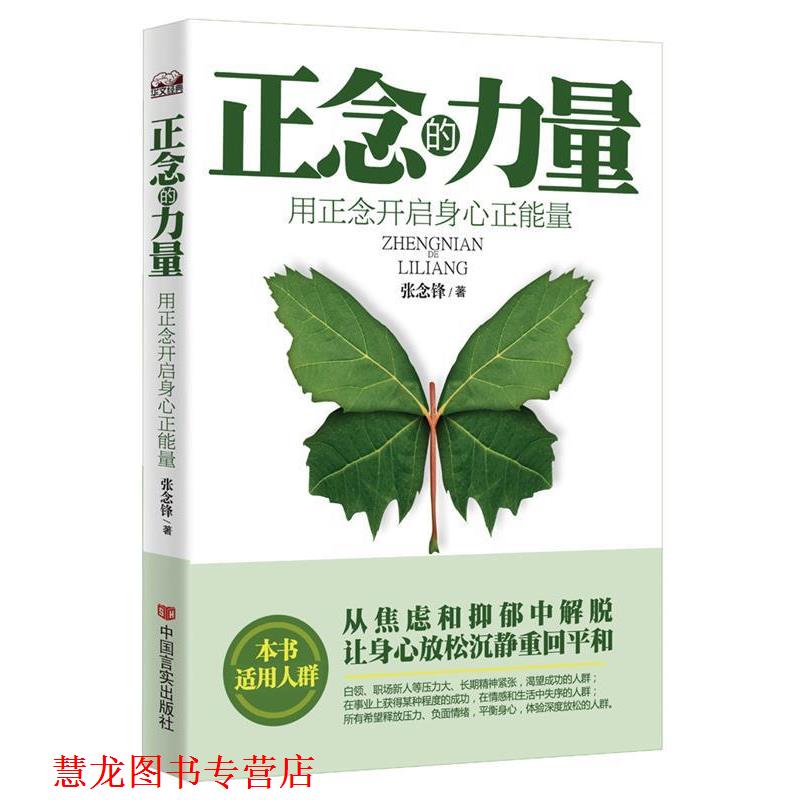 【正版书籍】 正念的力量:用正念开启身心正能量 张念锋 中国言实出版社