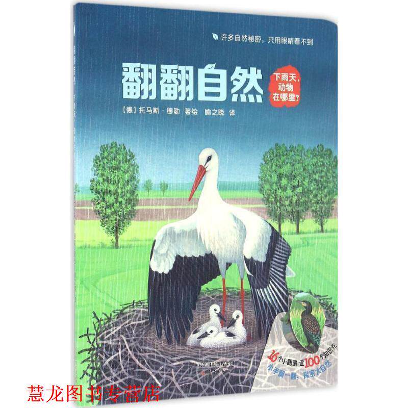 【正版书籍】 下雨天,动物在哪里 (德)托马斯·穆勒 著绘,喻之晓 译 新蕾出版社