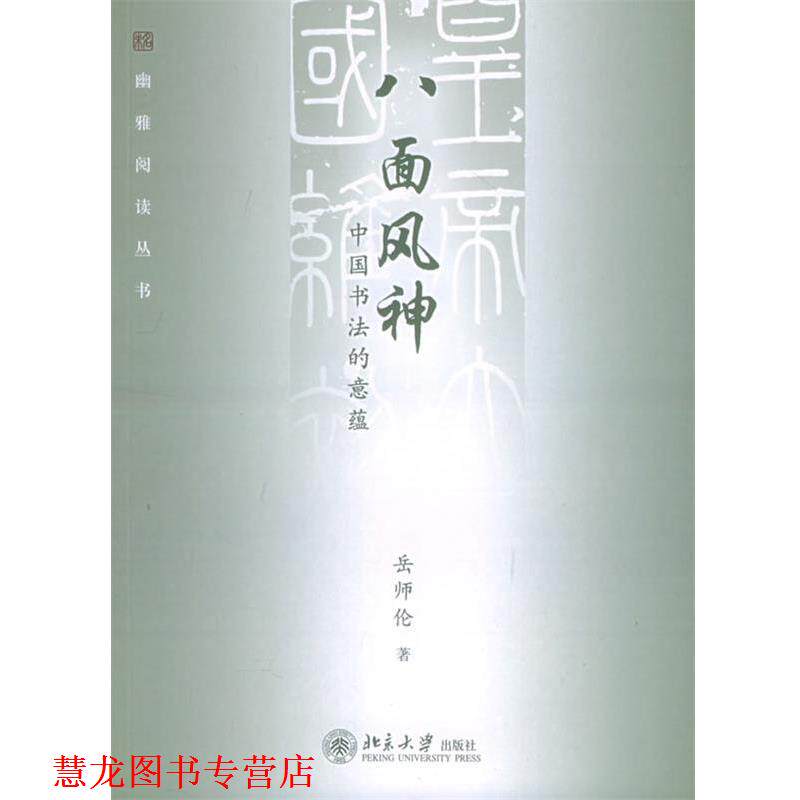【正版书籍】 八面风神：中国书法的意蕴——幽雅阅读丛书 岳师伦 著 北京大学出版社