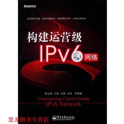 【正版书籍】 构建运营级IPv6网络 陈运清　等著 电子工业出版社
