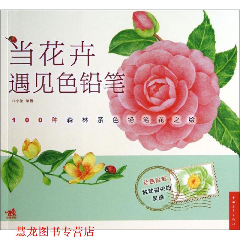 【正版书籍】 当花卉遇见色铅笔 菲小象编著 中国青年出版社