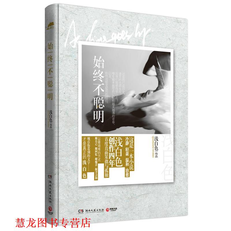 【正版书籍】 始终不聪明 浅白色 著 湖南文艺出版社