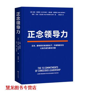 【正版书籍】 正念领导力 [美]吉姆·德思默,[美]黛安娜·查普曼,[美]凯莉·沃纳·克伦普著,郑世彦 译 江西人民出版社