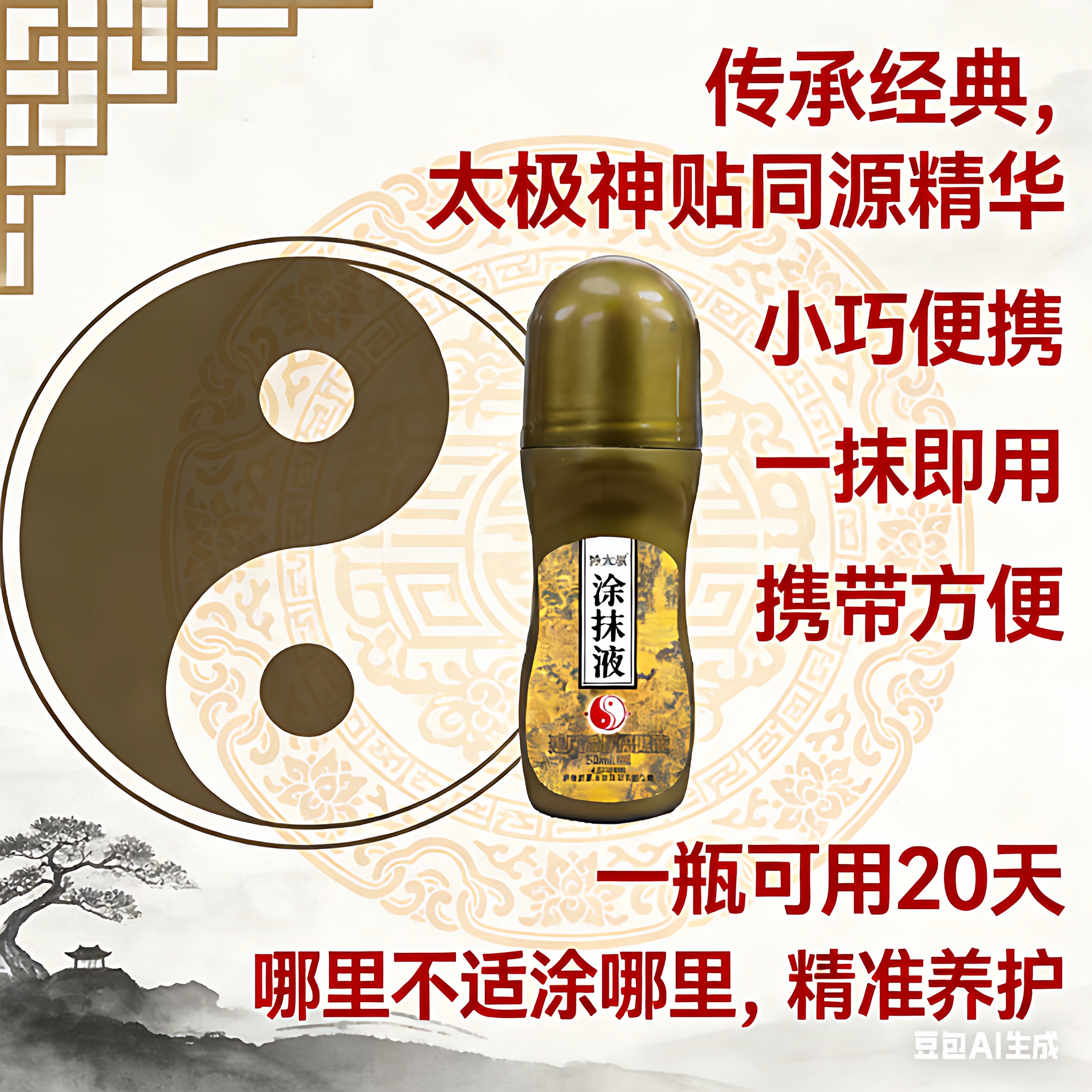 太极神贴涂抹液可用20天