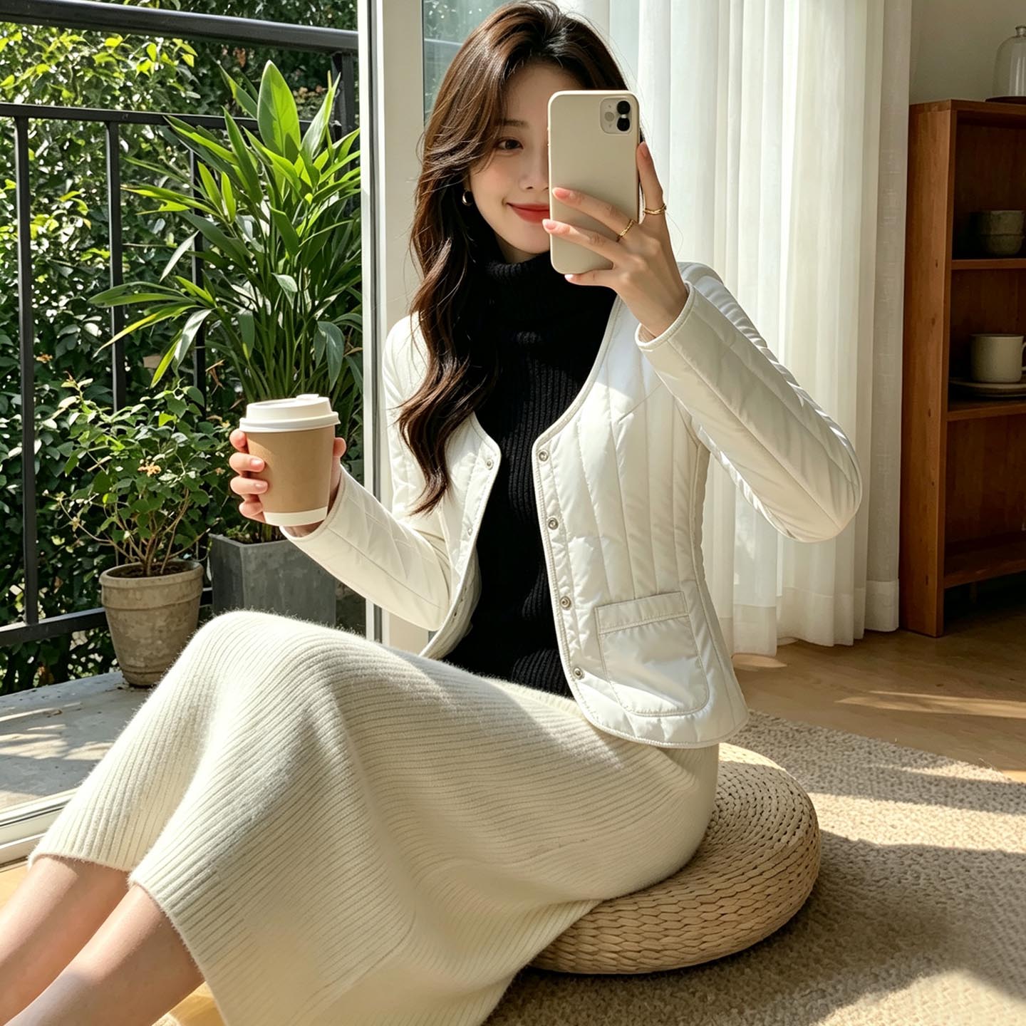 女款轻薄修身保暖羽绒内胆