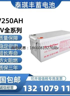 泰琪丰Techfine UD250-12 12V250Ah UPS EPS 直流屏 通信 蓄电池