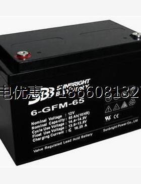 圣豹蓄电池12v65ah 免维护铅酸蓄电池 UPSEPS直流屏专用包邮